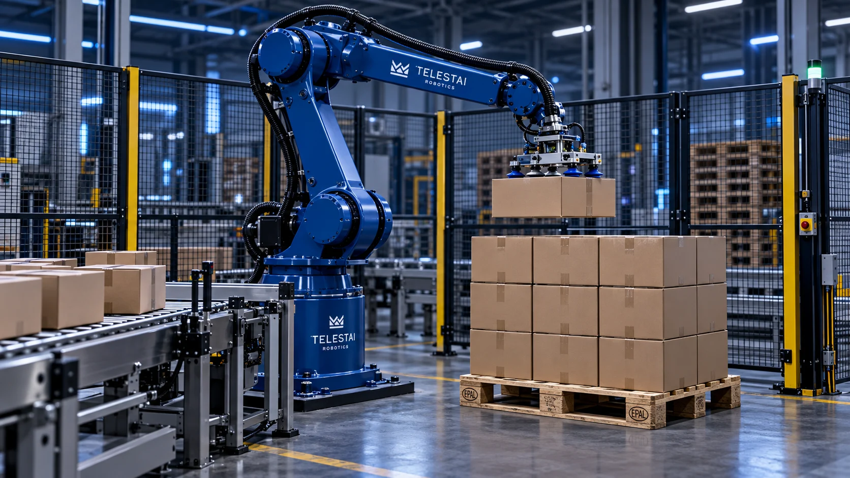Paletização robotizada