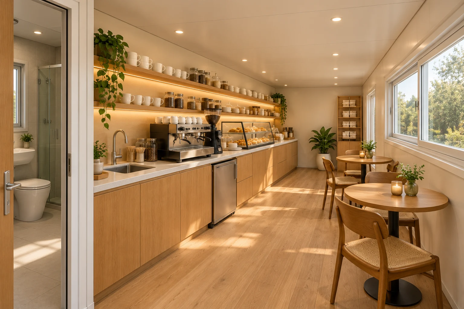 Cafeteria modular — imagem ilustrativa